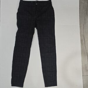 Simply Vera Vera Wang Black Plaid Skinny Pants